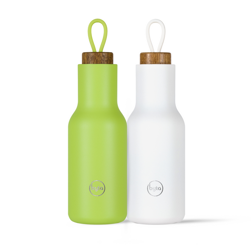 Duo Bottles: Tennis Ball & Navagio